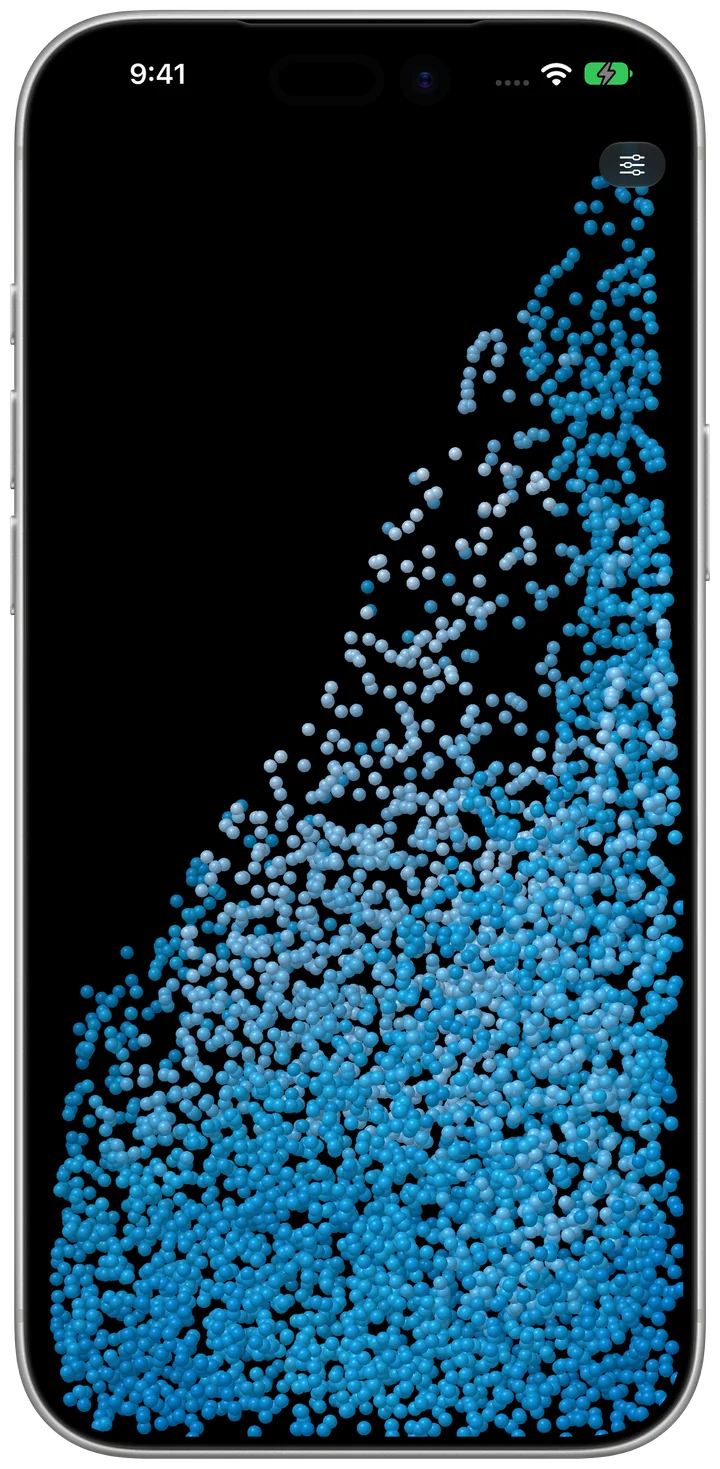 Water made of beads